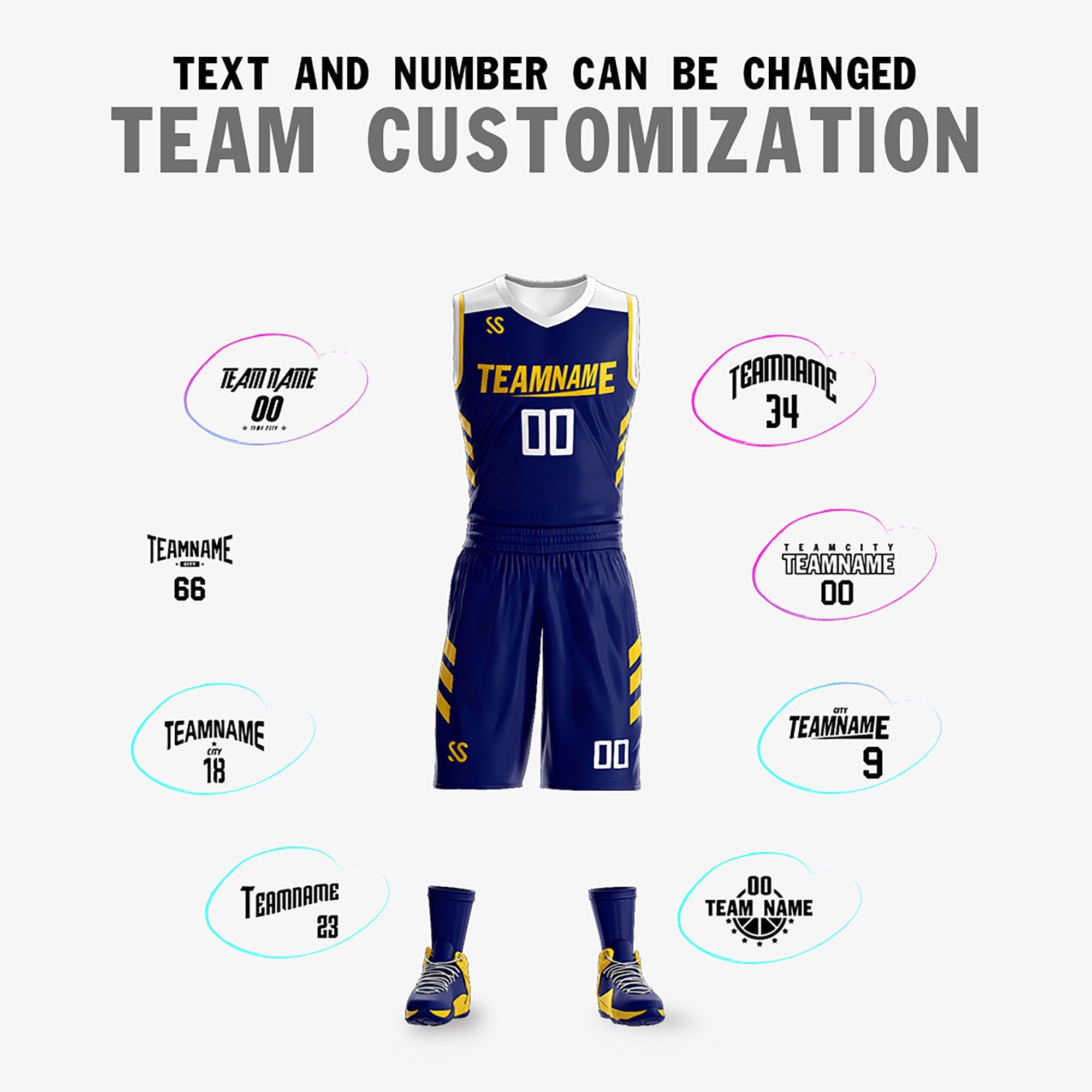 Custom Basketball Jersey Athletic Reversible Sets Uniforms Team Sport for Men/Youth - Image 4