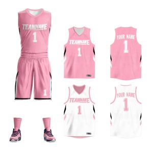 Custom Team Basketball Jersey Sportwear Reversible Sets Uniforms for Adults/Youth